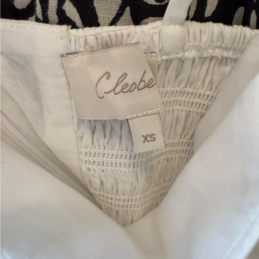 Cleobella Cream Midi Dress with Pink Floral Accents - Picture 5 of 6